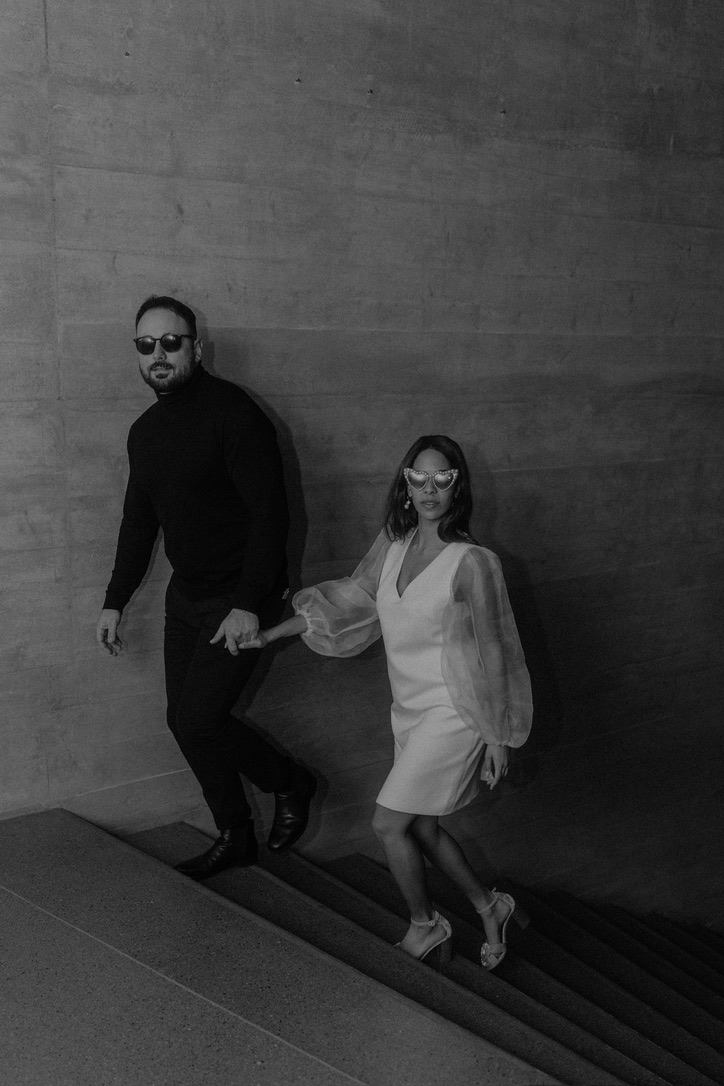 Couple Editorial - Black and White